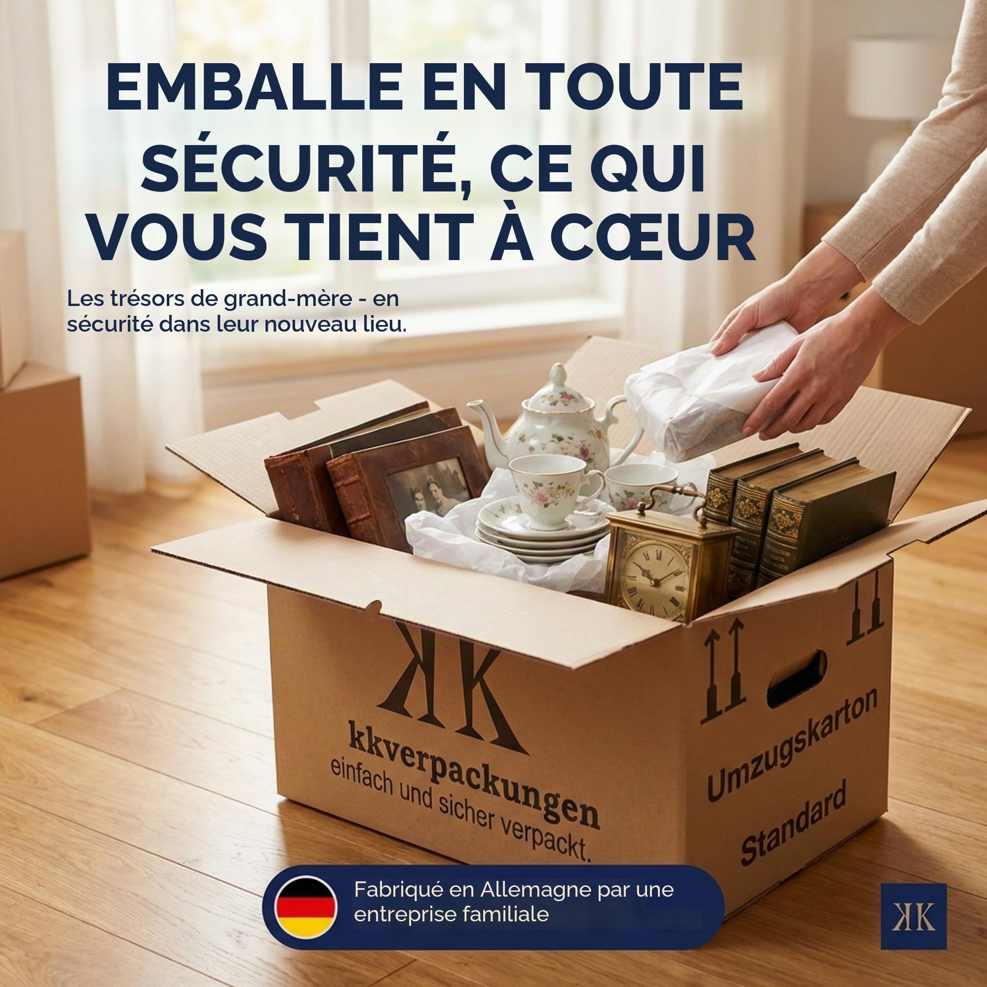 30 cartons de déménagement Basic 640 x 300 x 340 mm