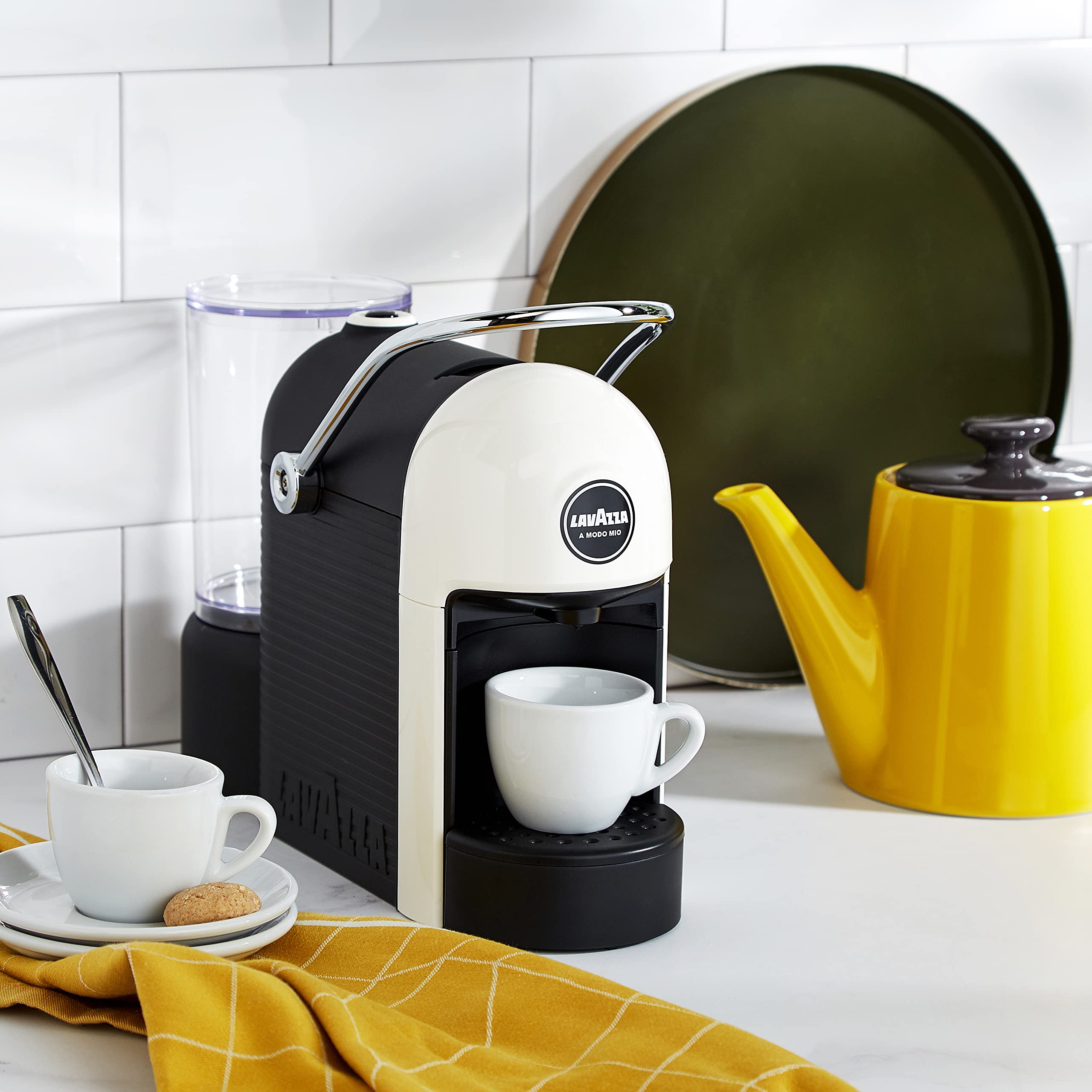 Lavazza A Modo Mio Jolie Machine à café, 1250W machine à café blanc
