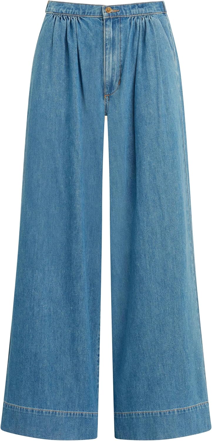 Joe's Womens The Ruched High Rise Wide Leg Palazzo Pant - Image 7