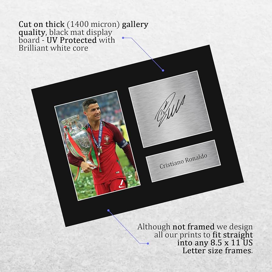 C. Ronaldo サイン入り写真 記念グッズ Amazon.co.jp: 12x8 A4 クリスティアーノ・ロナウド「REAL