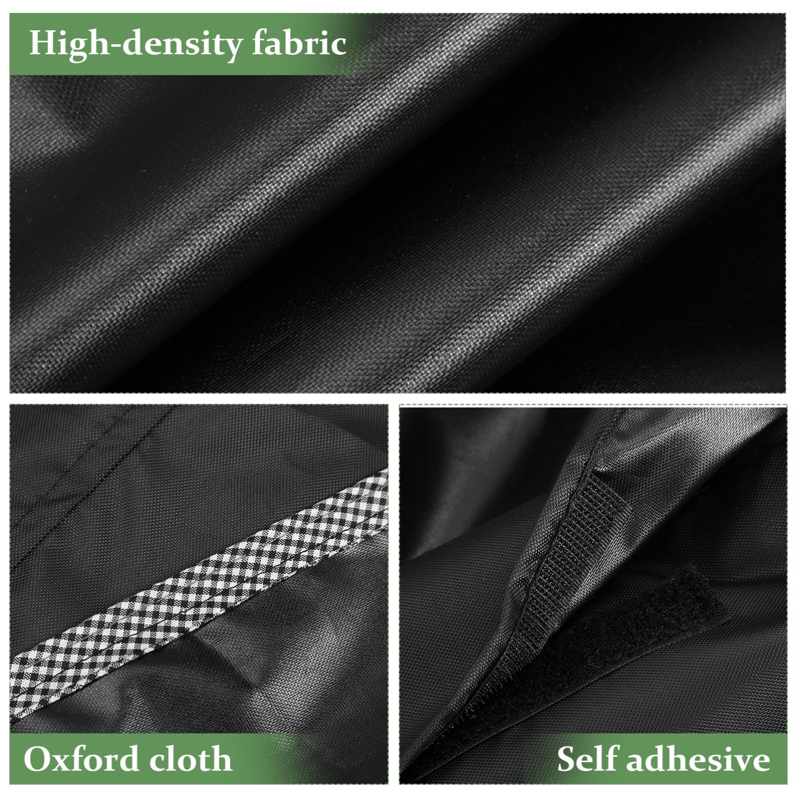 Housse pour Machine à Laver et Sèche-linge Noire 420d Oxford