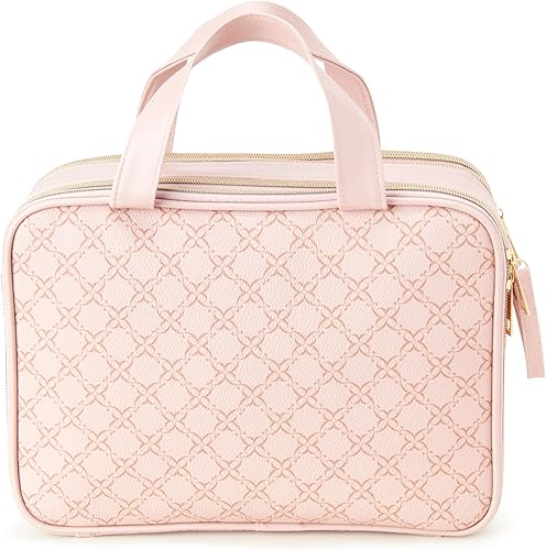 Miniatura 5 de Nine West Bolsa de cosméticos para mujer - Bolsa de viaje para maquillaje y artículos de aseo personal - Estuche organizador de maquillaje, Rosado,