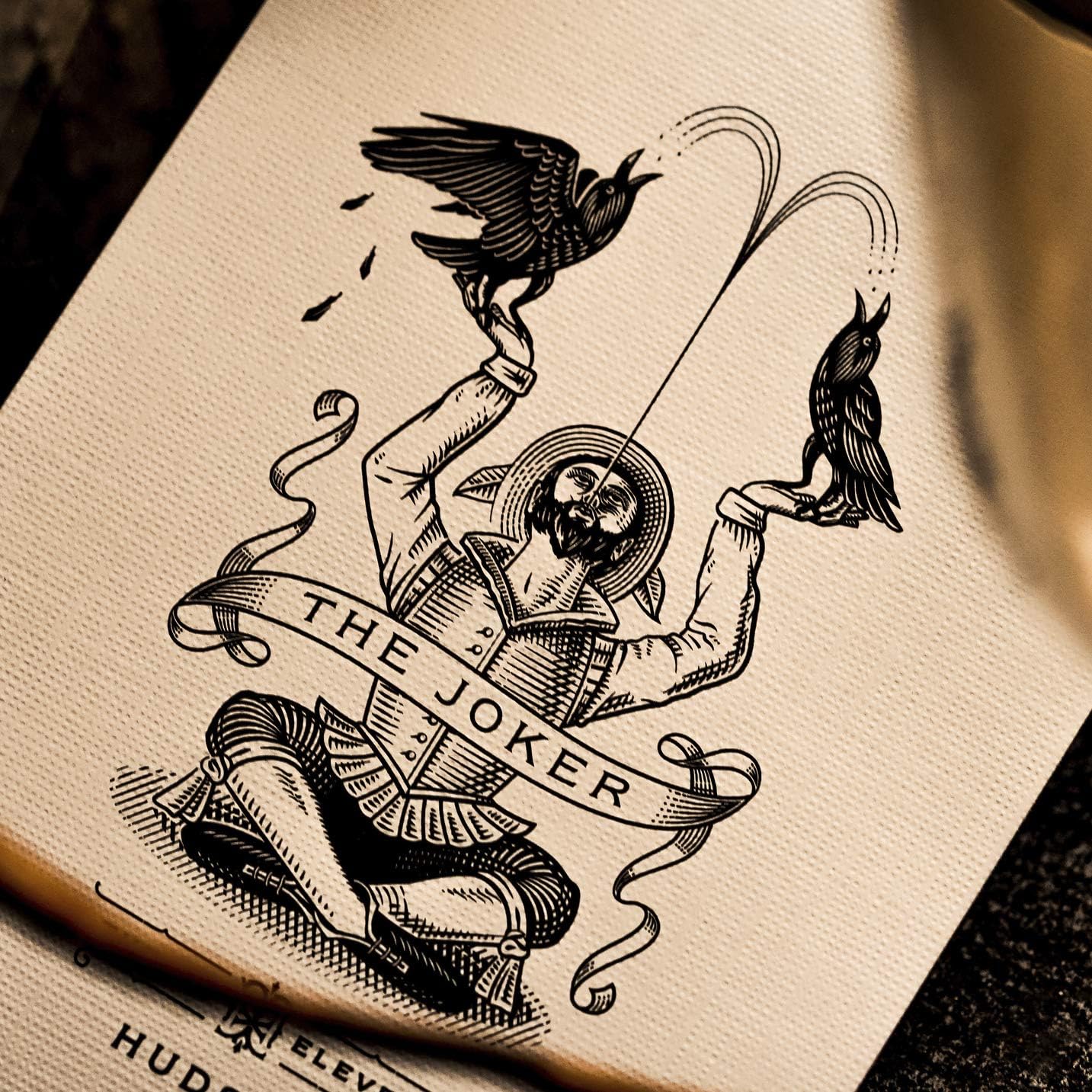 theory11 Hudson Playing Cards (Black) : Toys & Games