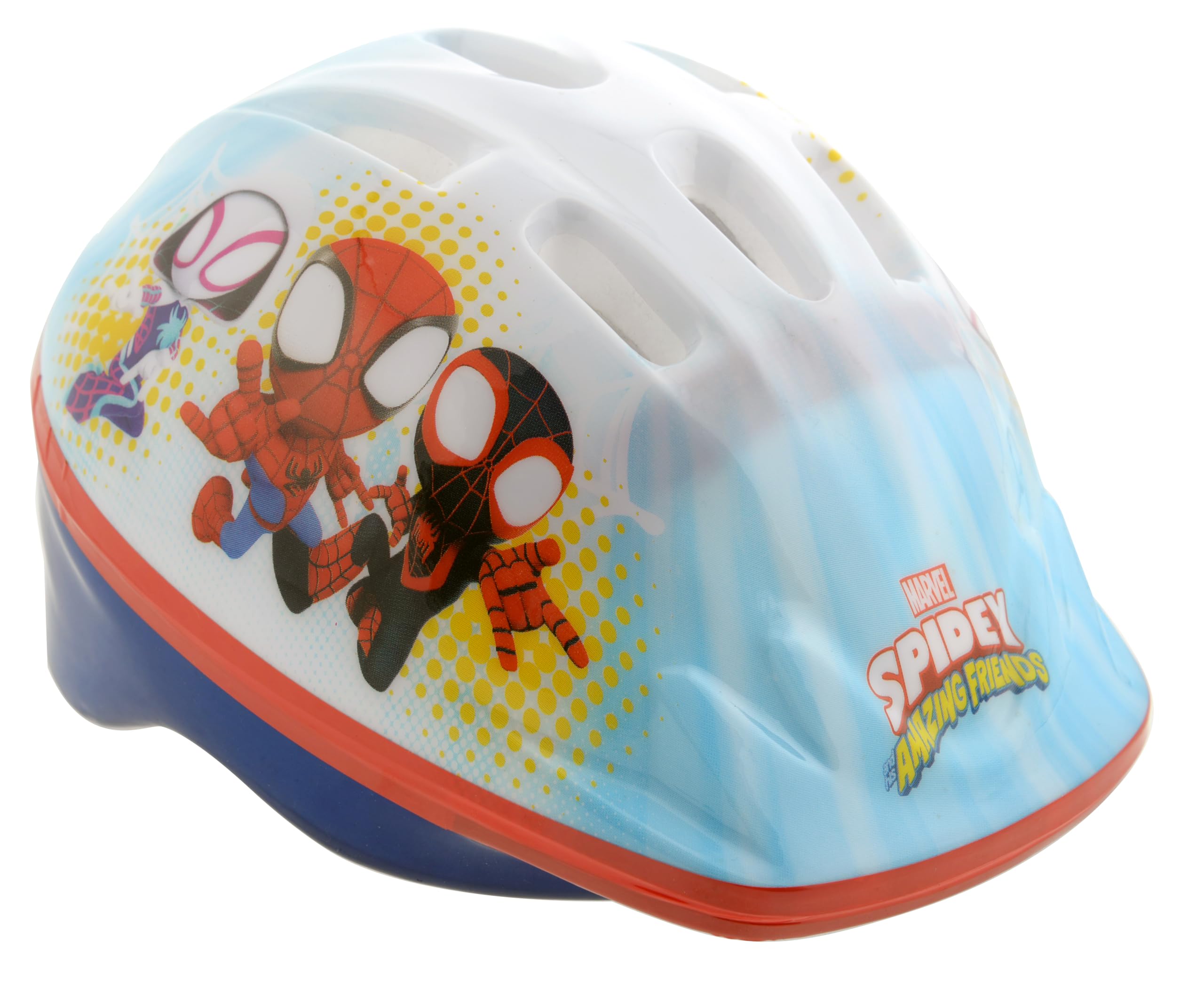 Kids Spidey & His Amazing Friends Safety Helmet | Childrens Lightweight Helmets For Bicycle Skating Scooter Bike | Adjustable 48-52cm To Fit Ages 2-4