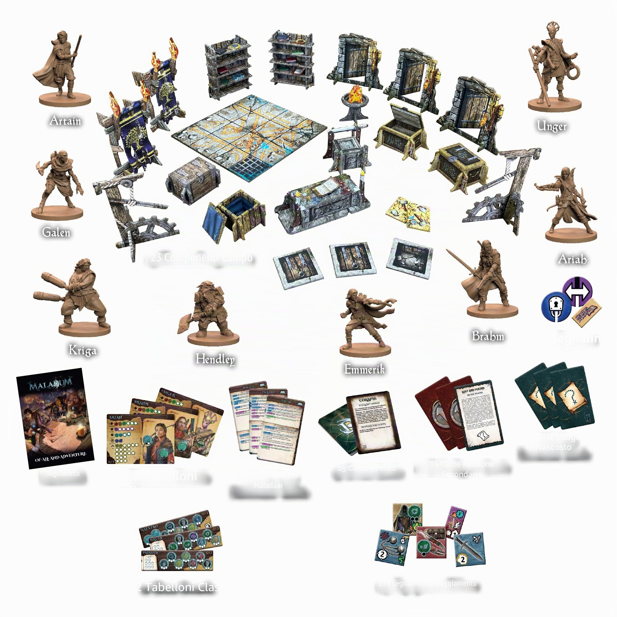 Battle Systems Espansione Maladum of Ale & Adventure - Gioco da tavolo fantasy per 6+ giocatori, età 14+, edizione standard