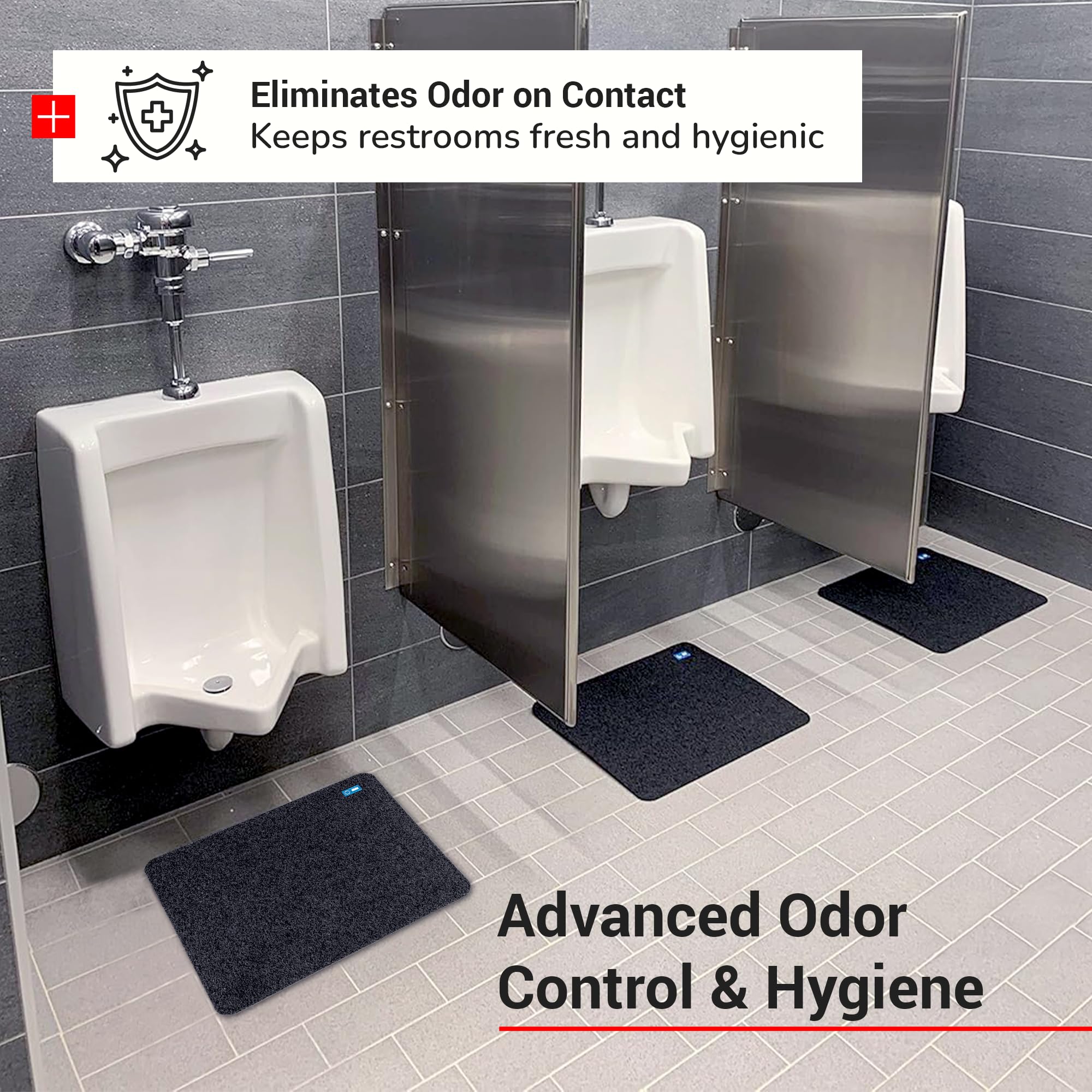 Disposable Urinal Mats - Odor Control & Time Monitor -7 Disposable Urinal Mats - Odor Control & Time Monitor -7