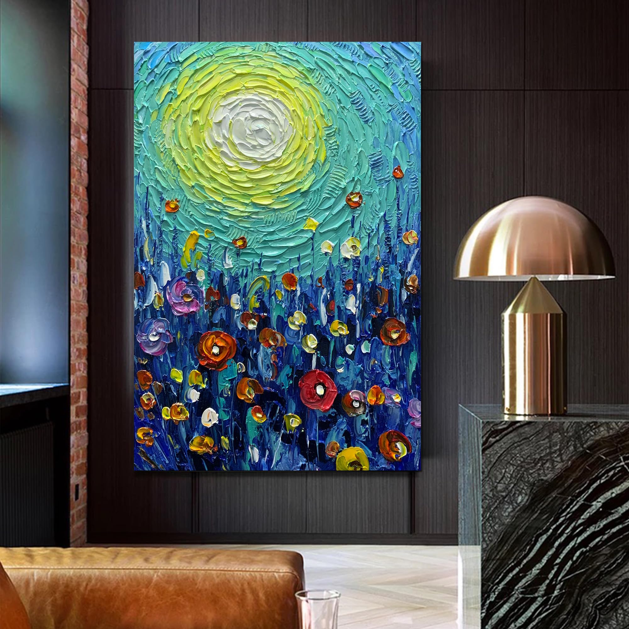 Amazon.co.jp: ART8YUQI 絵画 - テクスチャカラーウォールアート 抽象