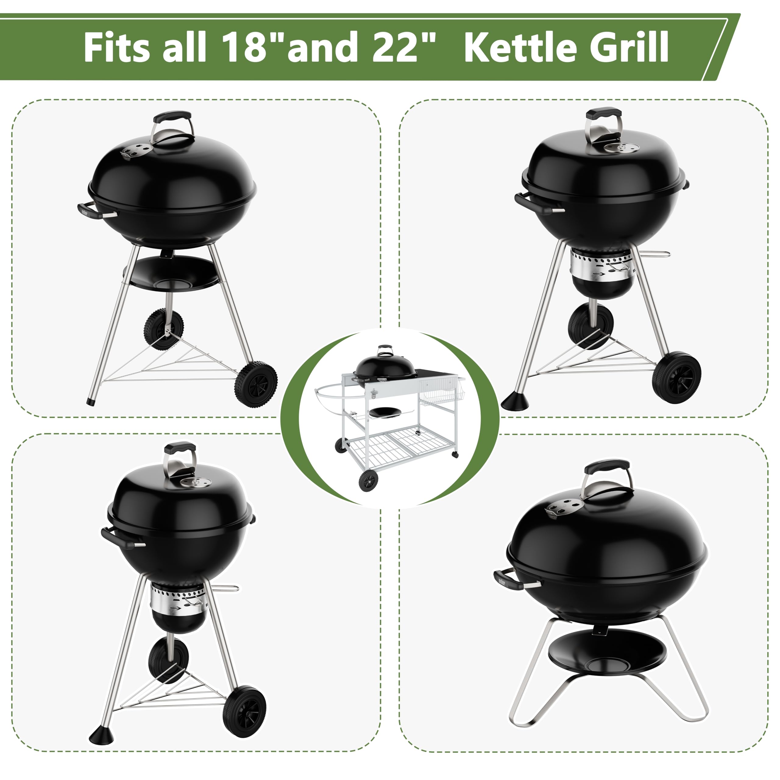 Amazon.com: Shintenchi Grill Table for Weber 22