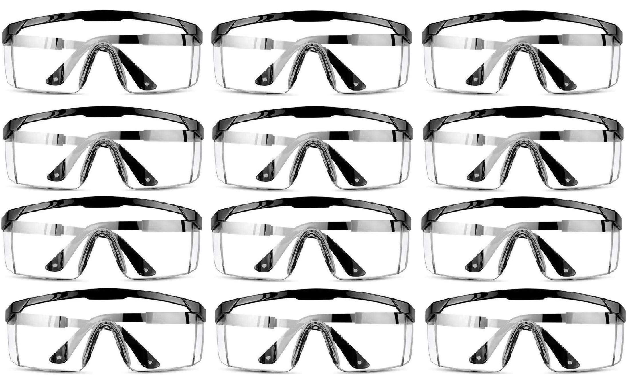 DRONA EXCLUSIVE Eye safety goggles full cover clear wrap around safety goggle for experiment research,dust protection and for virus protection Lab, Wood-working, Power Tool Safety Goggle Pack of 12 (B08XK1Z2V9) Amazon Price History, Amazon Price Tracker