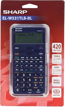 Sharp El-W531TL BL Scientific Calculator
