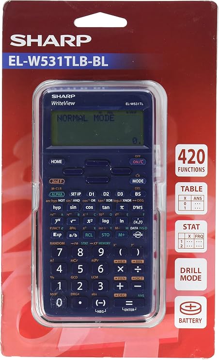 Sharp El-W531TL BL Scientific Calculator