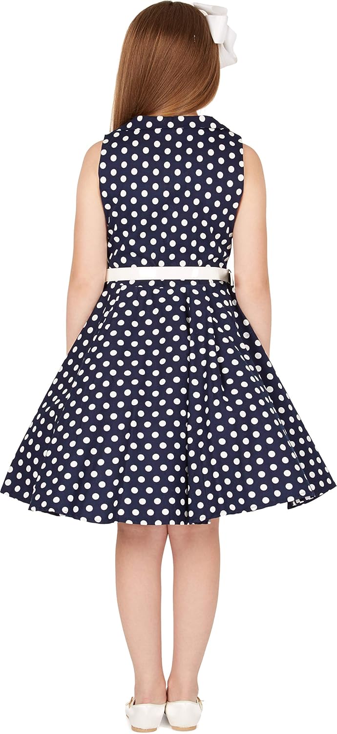 Vintage Polka Dot 50's Girls Dress