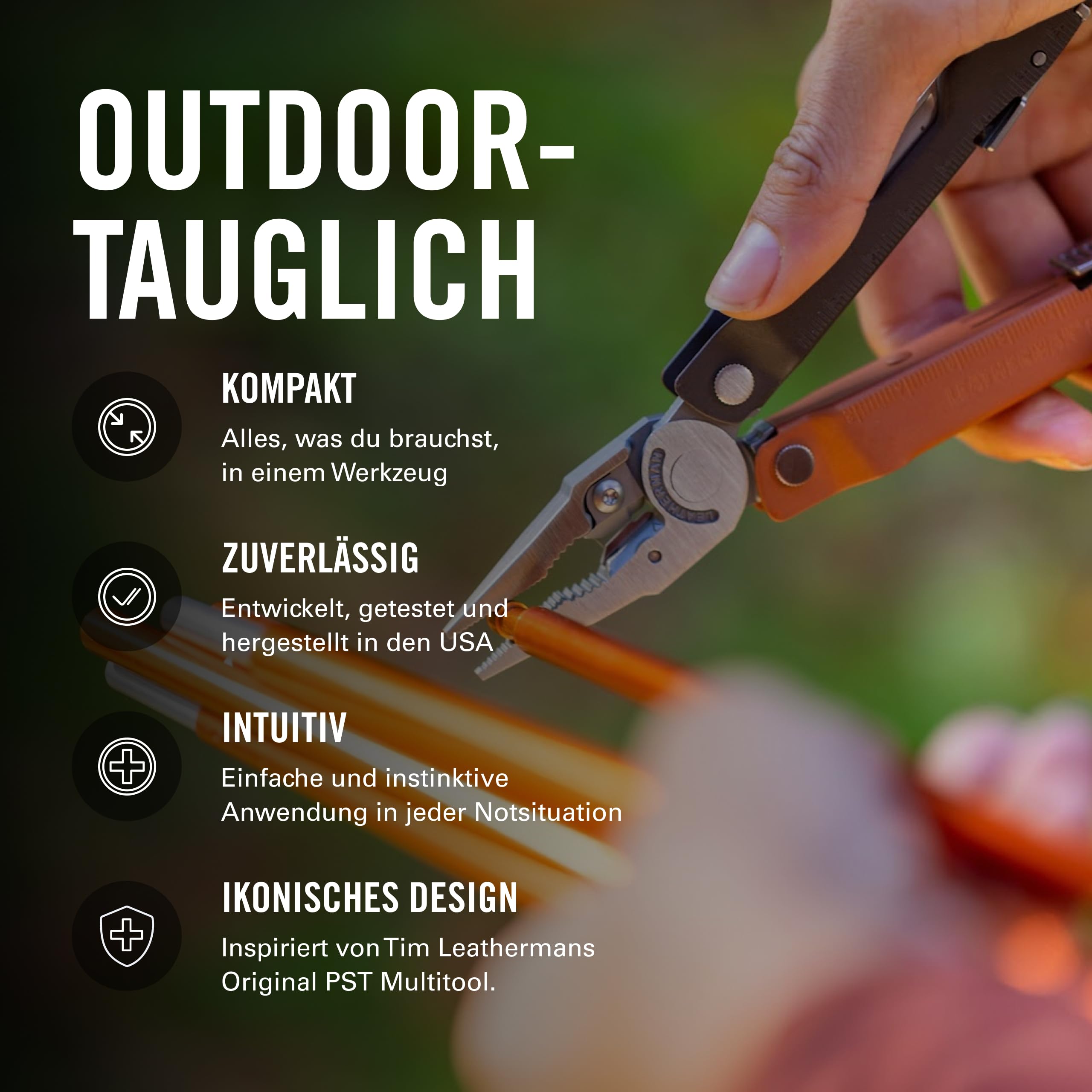 Leatherman Rebar Mehrzweckzange Burnt Sienna