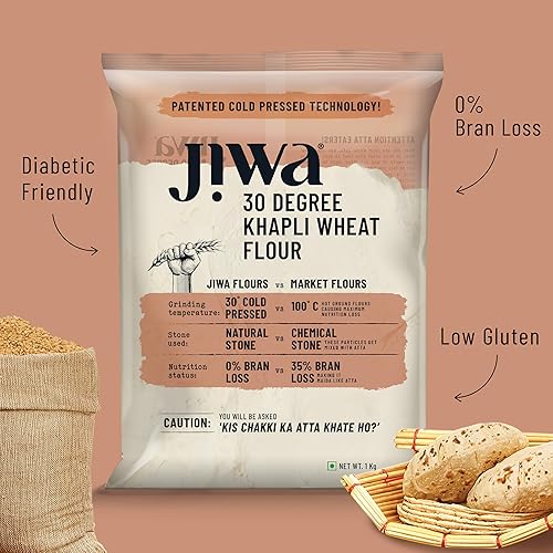 Miniatura 6 de Harina de trigo orgánica Jiwa Khapli