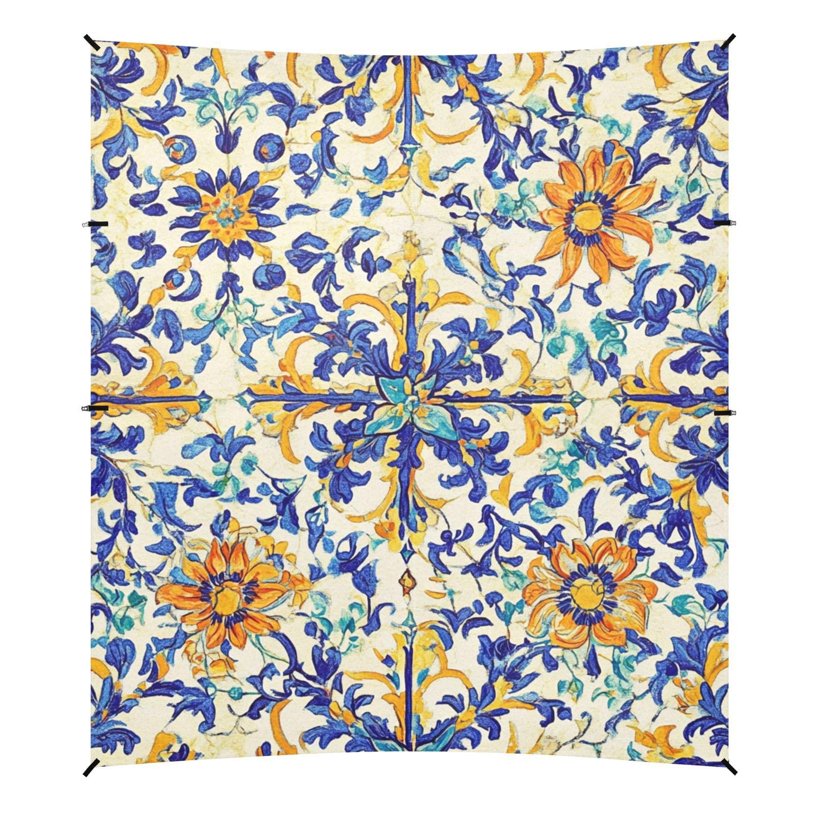 V Foldable Beach Cabana UPF50 Lightweight Large Portable Sun Shelter with Sand Shovel, Sandbags for Backyard and Camping