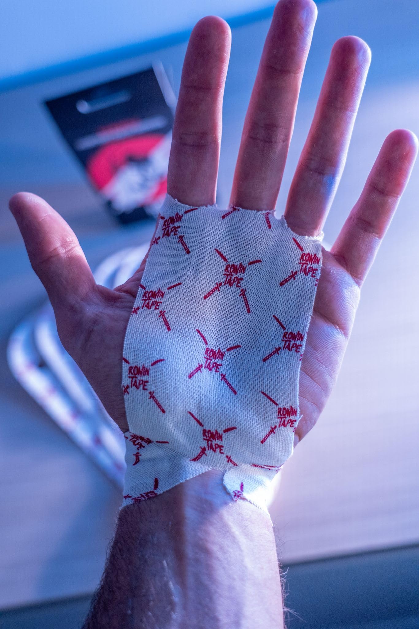 RoninTape ® Haku Tape Protezione Mani Monouso per Cross Training e Functional Fitness Ultima Linea di Difesa per Calli Aperti Hook Grip wod Pack 10 Pezzi