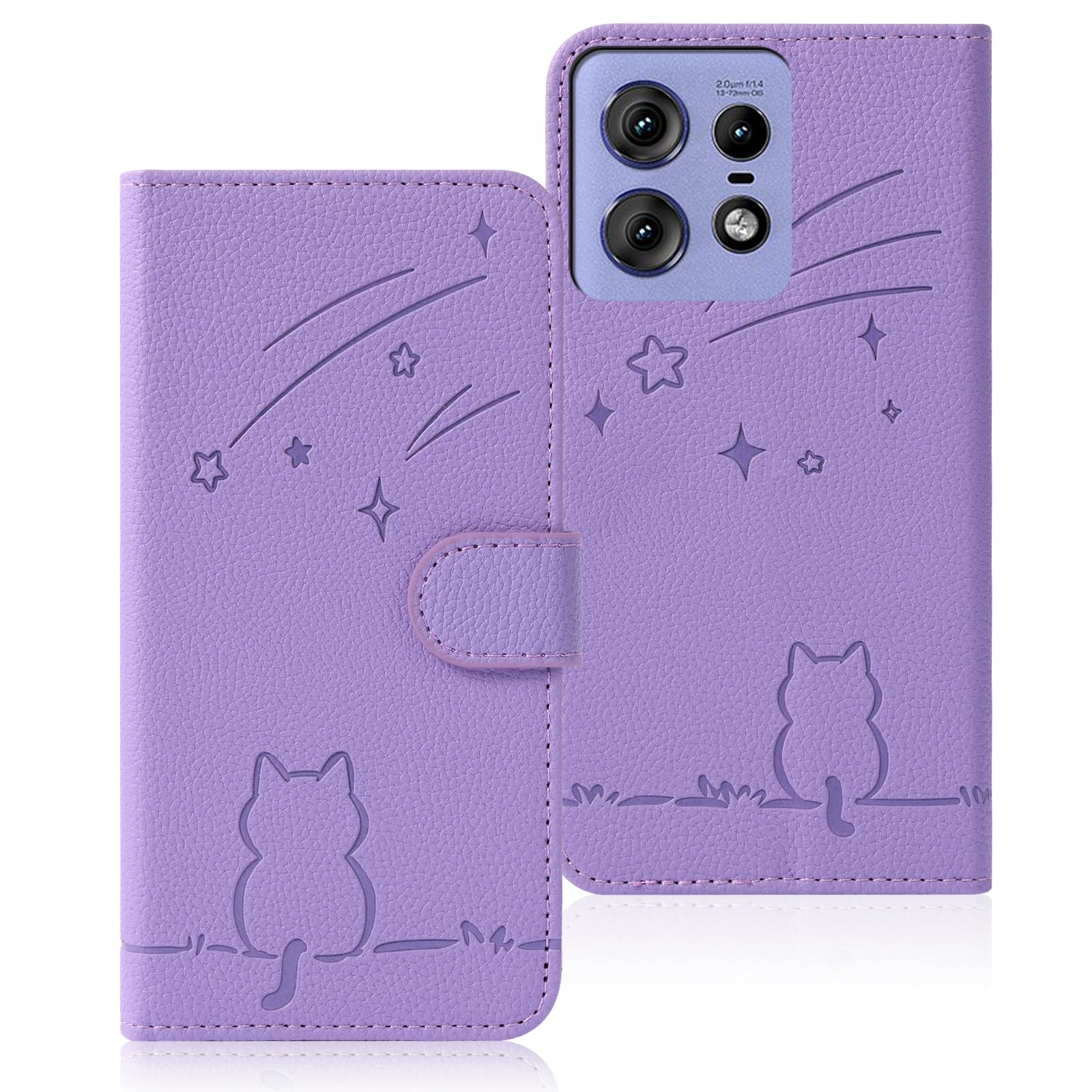 Amazon.co.jp: Rosbtib Motorola Edge 50 Pro ケース 手帳型 流れ星 