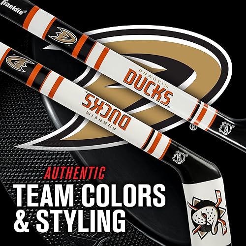 Miniatura 5 de Franklin Sports NHL Team juego de palos de hockey blandos mini - Palo y pelota de espuma de mini hockey blandos del equipo NHL - Gran juguete para