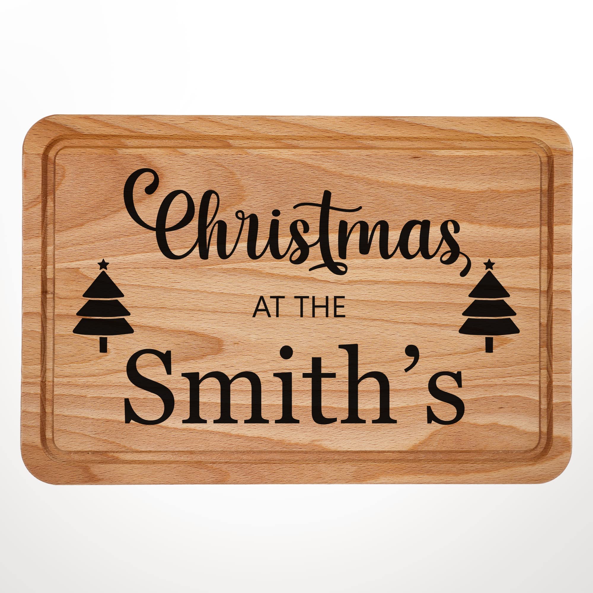 Personalised Chopping Board, Family Christmas Chopping Boards Kitchen Xmas Cutting Cheese Board, Wooden Cook Funny Gifts