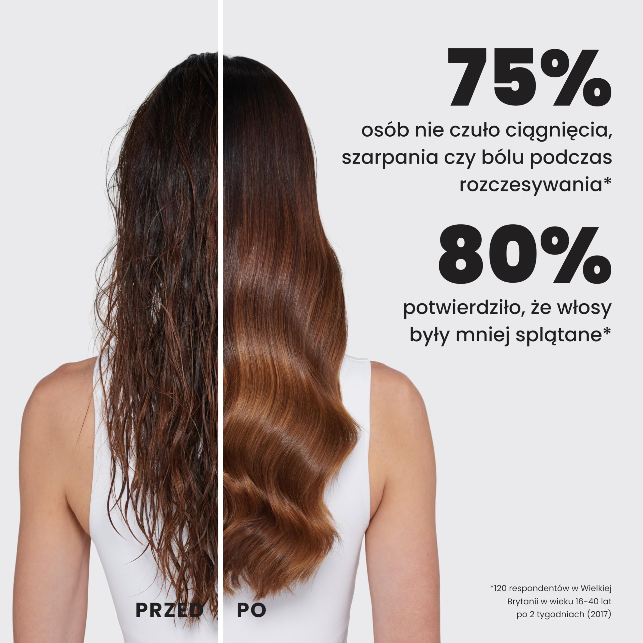 Tangle Teezer Ultimate Detangler - Szczotka do rozczesywania do gęstych, lokowanych i długich włosów - Dwupoziomowe ząbki zmniejszają łamliwość i eliminują splątania - Duża prostokątna -Różowy aksamit