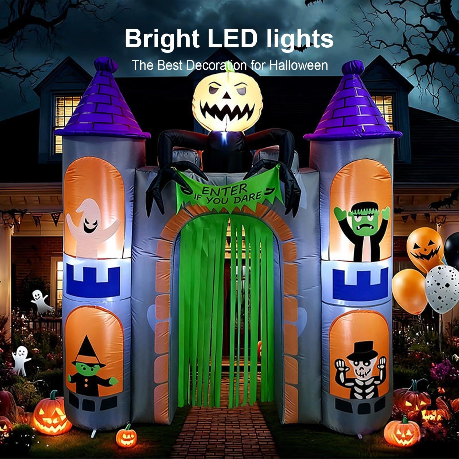 Nadmuchiwana Brama Nawiedzonego Zamku Halloween 2.4m