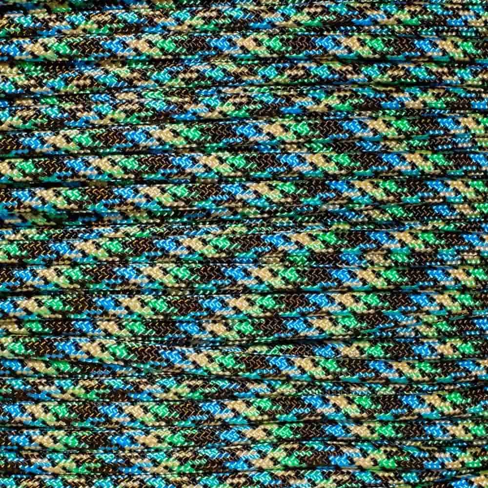 PARACORD PLANET 10', 20', 25', 50', 100' Hanks & 250', 1000' Spools of Parachute 550 Cord Type III 7 Strand Paracord Over 200 Colors