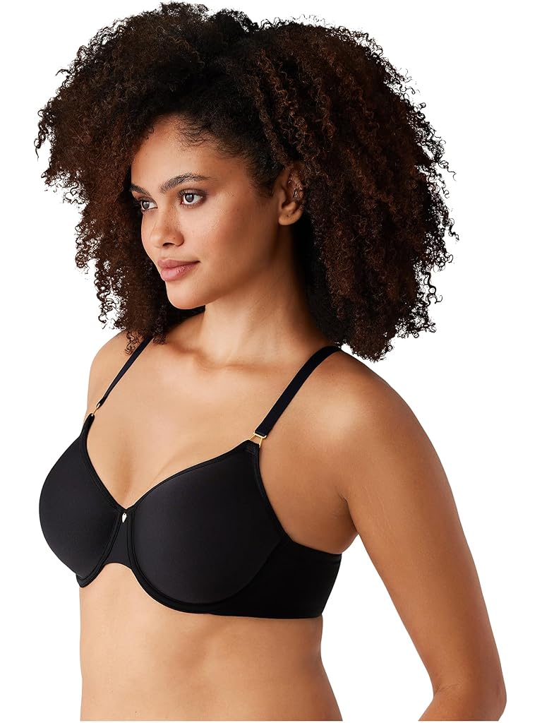 Black Wacoal Simply Done Seamless Underwire T-Shirt Bra