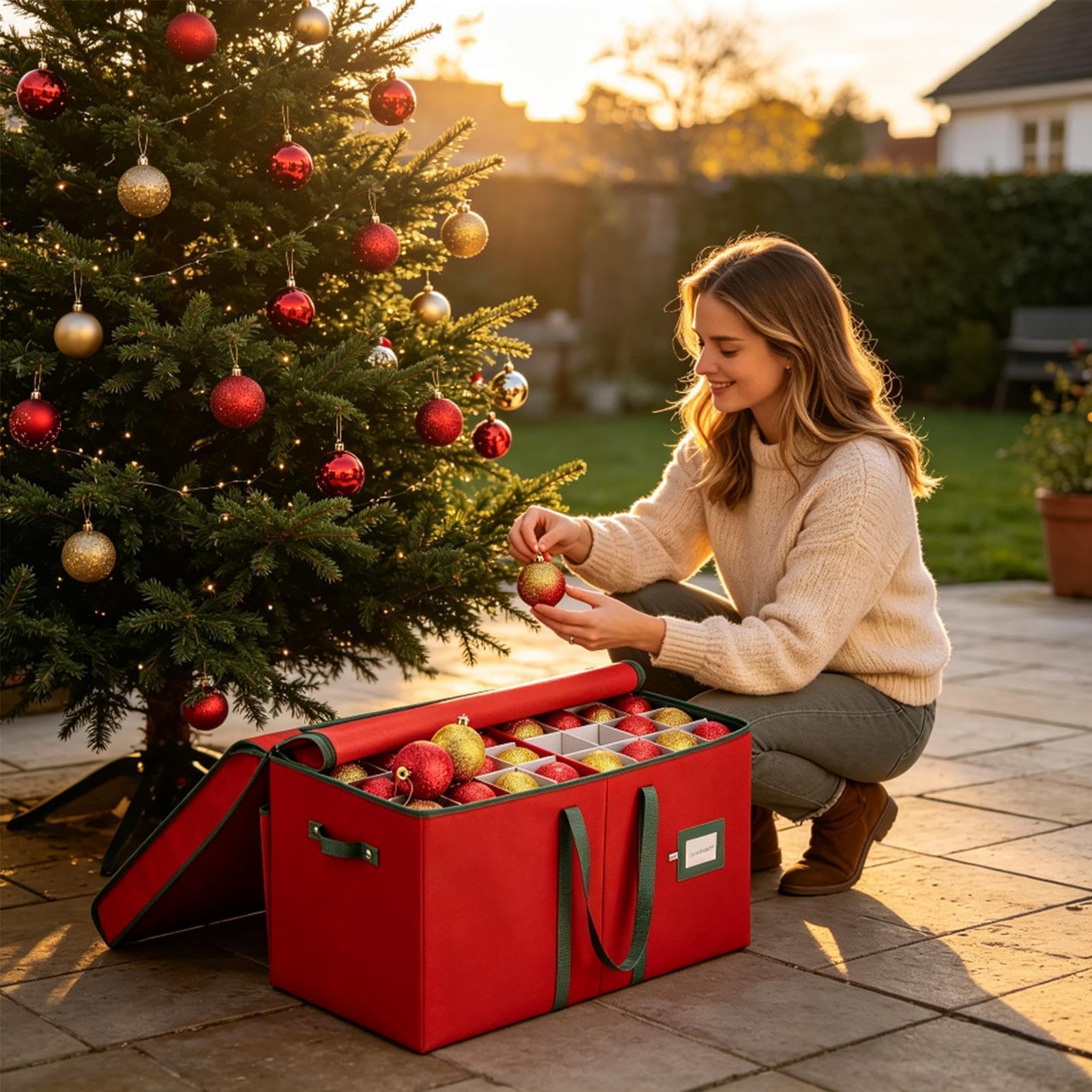 Weihnachtsbaumschmuck Aufbewahrungsbox Seasonal Ball Pendant
