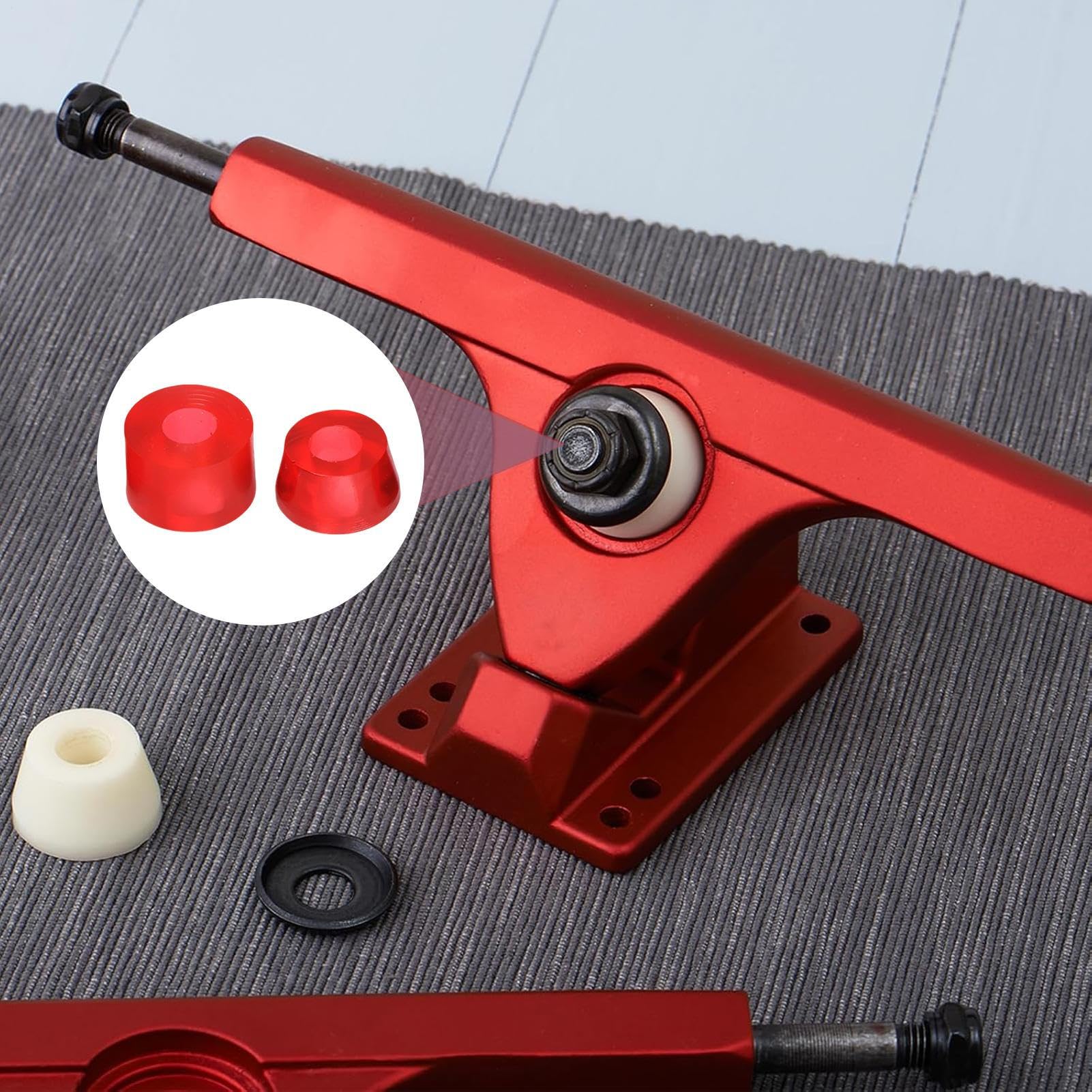 Piezas de Skateboard con Copas Pivote y Bujes de Soporte para Cruiser, Training, Competition