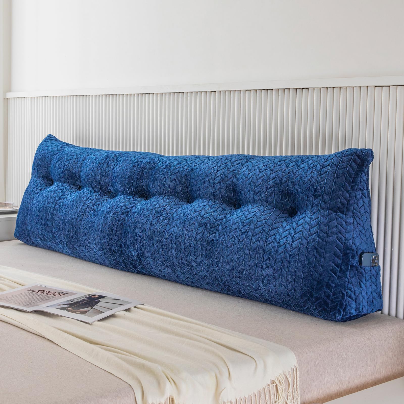 Large Bolster Triangular Headboard Wedge Backrest Positioning Support