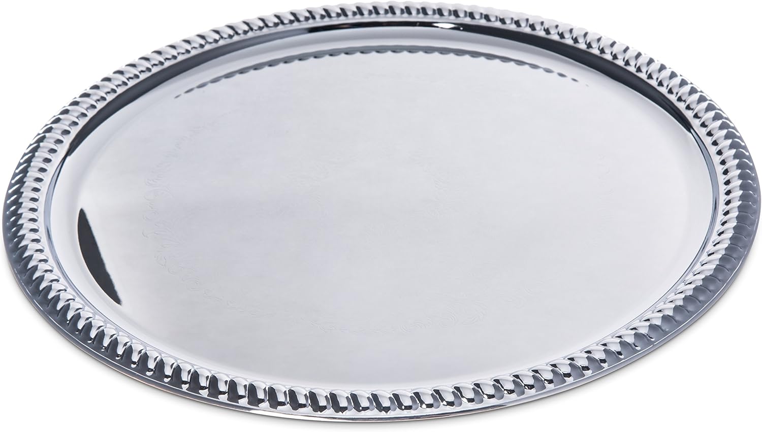 Amazon Crazy 🔥 Deals Carlisle 608907 Round Chrome Plated Serving Tray, 14 (Pack of 12) Get Special Price Carlisle 608907 Round Chrome Plated Serving Tray, 14 (Pack of 12)