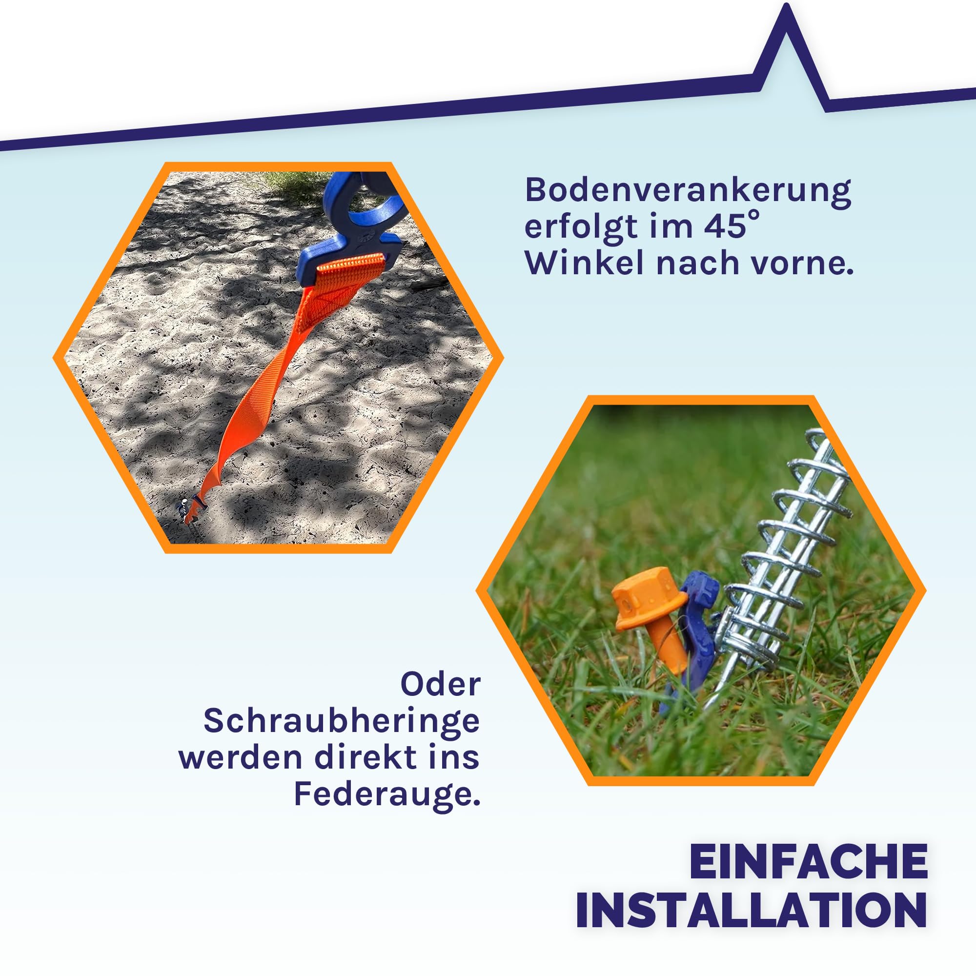 Peggy Peg – Markisenspanngurt 2er Set Tie Strap 2.0 inkl. Peggy-ABC Anleitung – Sturmband für Markisen, Vorzelte, Pavillons & Sonnensegel – Sturmsicherung Abspanngurt – Camping Zubehör Doppelset