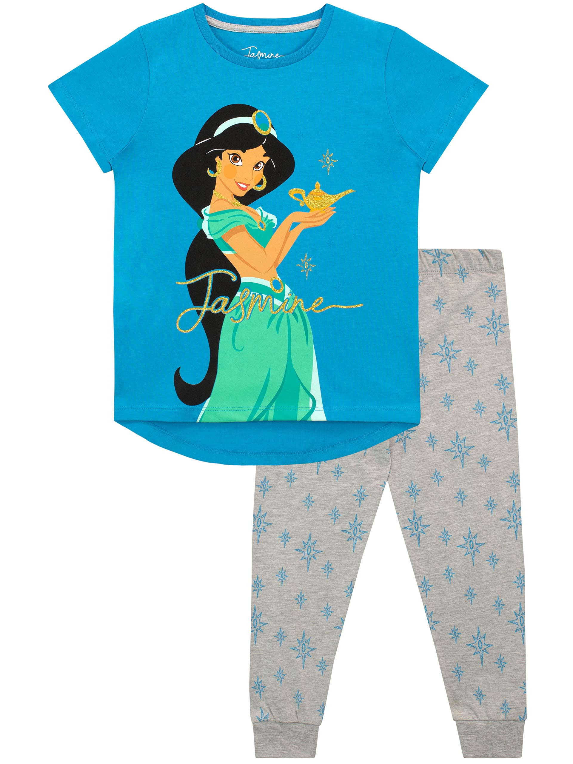 Disney Girls Aladdin Pyjamas Blue Age 9 to 10 Years