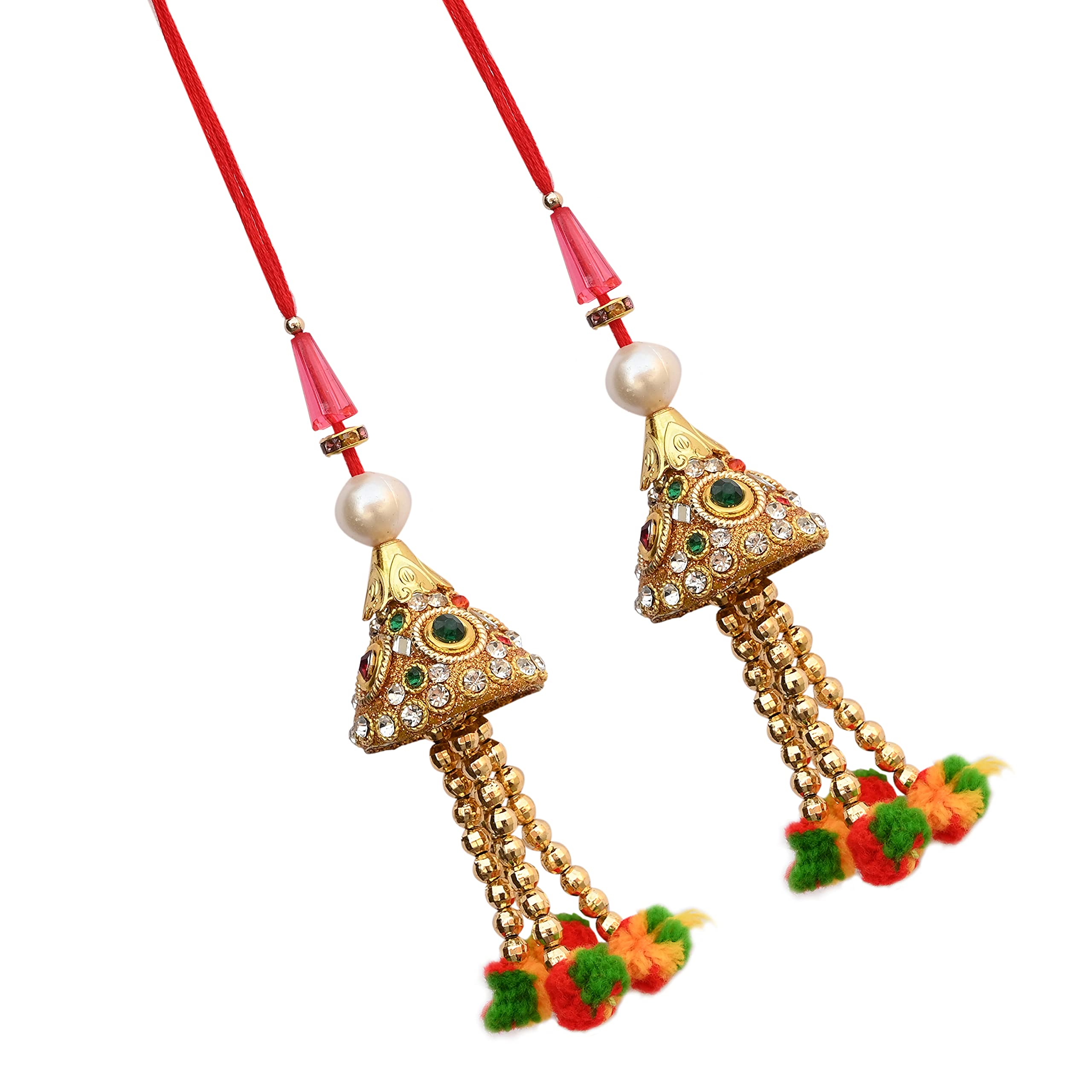 JERRICA Rakhshabandhan Bracelet set of 2 lumba rakhi for bhabhi, lumba rakhi for bhaiya bhabhi/lumba combo rakhi/rakhi for bhabhi/lumba rakhi for bhabhi (B0CC2FD2MF) Amazon Price History, Amazon Price Tracker