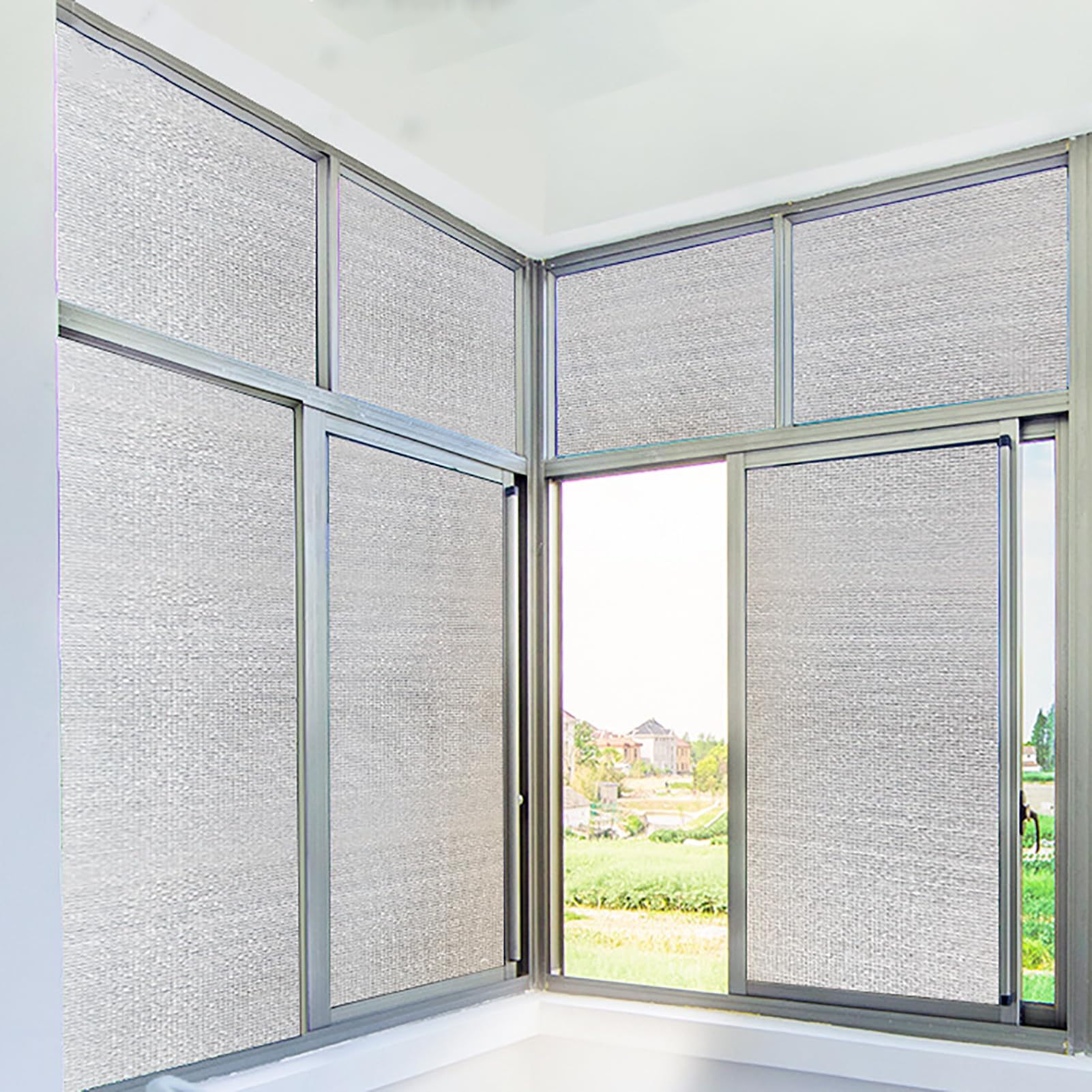 Pellicola Isolante Per Finestre - Doppio Strato Bolle, 45x120cm | Isolamento Termico E Privacy, Facile Applicazione