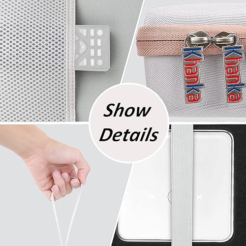 Miniatura 3 de Khanka Funda rígida de viaje compatible con proyector de bolsillo Kodak Luma 400450, proyector de película portátil, solo funda