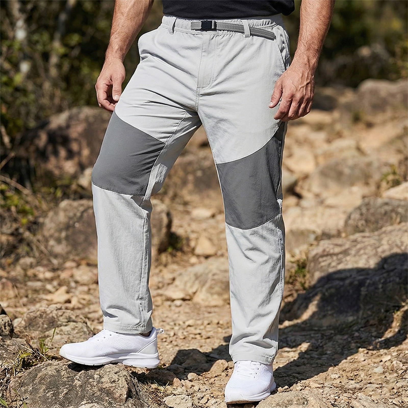 Pantaloni Uomo Trekking Estivi Pantaloni Trekking Convertibili Lavoro Abbigliamento Montagna Eleganti Escursionismo Accessori Pantalone Moto Con Protezioni Da Vestito Estivo Leggeri Impermeabili