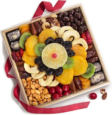 A Gift Inside Festive Holiday Dried Fruit, Nuts...