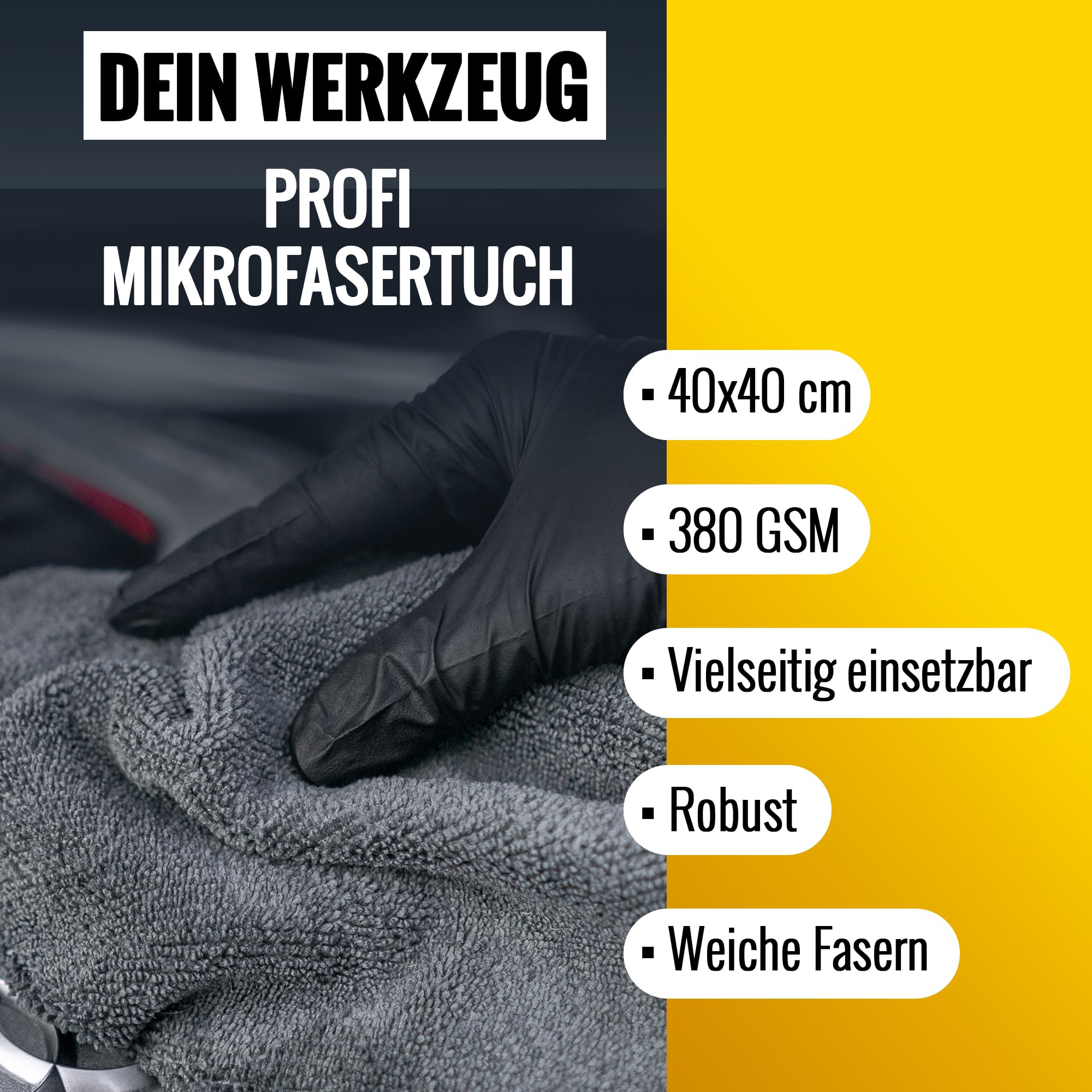 autopflege Autolack Klebstoff- & Teerentferner Set | ValetPRO Citrus Tar & Glue Remover 5l + Mikrofasertuch | Entfernt Kleberückstände Teer Baumharz von harten und lackierten Oberflächen am Auto