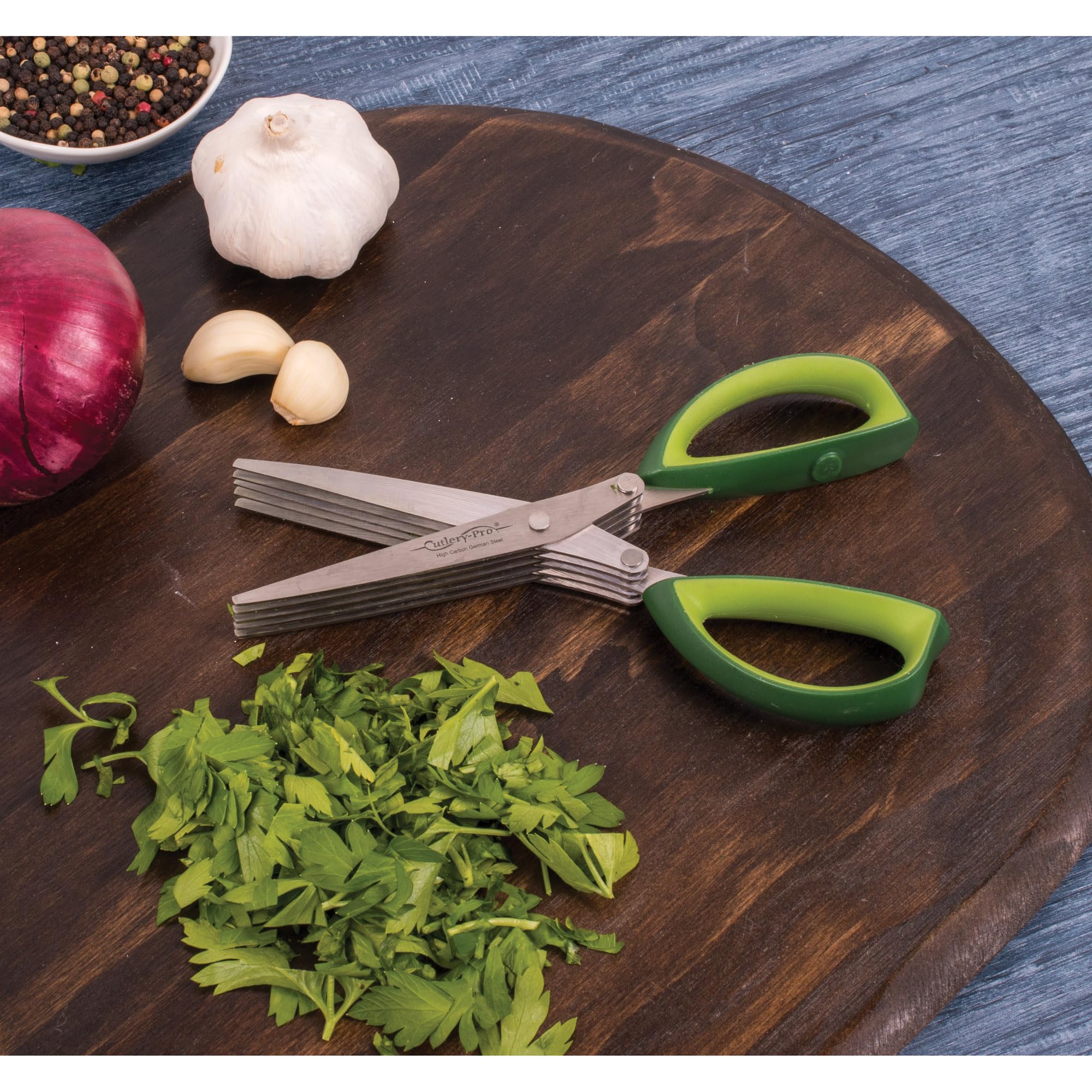 Amazon.com: Cutlery-Pro 5-Blade Herb Scissors and Kitchen Shears