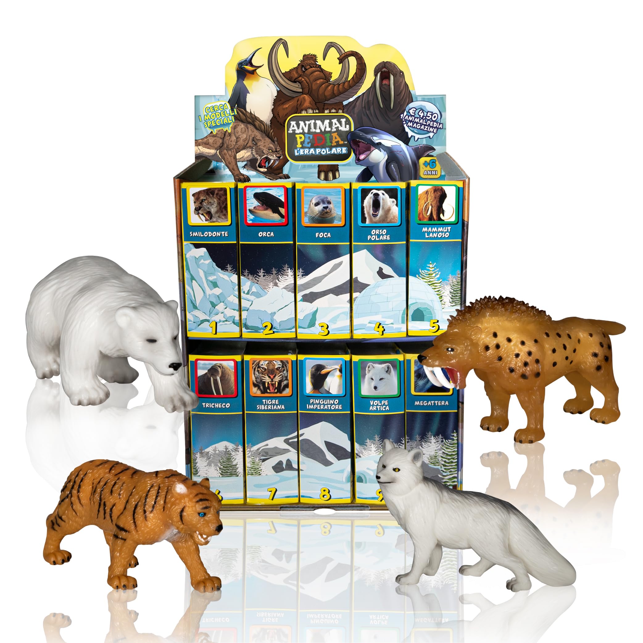 Animalpedia Lera Polare - Pack 4 Animaux - Jeux à