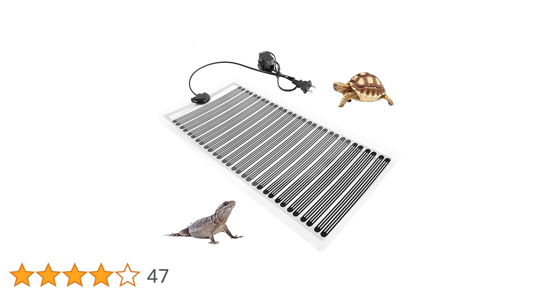 4個 マルチパネルヒーター　ペット　小動物　爬虫類　両生　40w 温度調整　大 Amazon.co.jp: 爬虫類ヒーター パネルヒーター 爬虫類 マルチ
