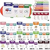 Phonics Flash Cards for Kids 3-8 - Learn to Read, Letter Sounds & Word Blending, Master Math Challenge- Homeschool Classroom Phonemic Awareness Toy, Preschool Kindergarten Learning Activities Gift