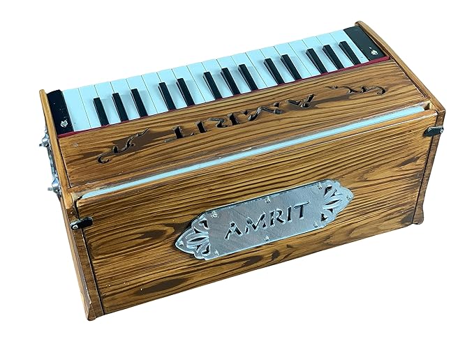 MELODICA/SHRUTI BOX BY AMRITVAANI .MINI HARMONIUM 32KEYS WITH SHURTHIBOX BUILT IN & BAG
