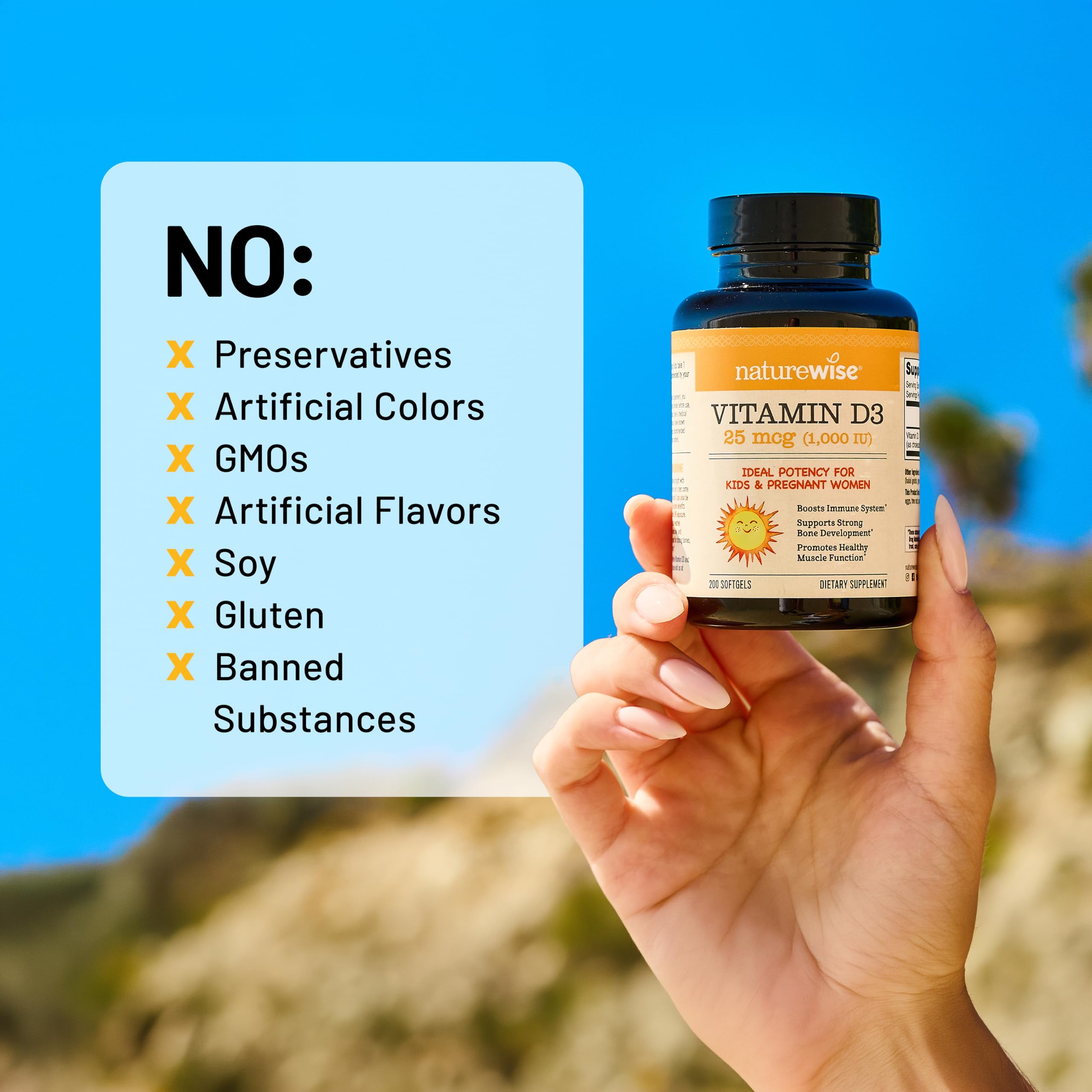 NatureWise Vitamin D3 1000IU Supplement, Immune Support, 360 Mini Softgels — Amazon image 10