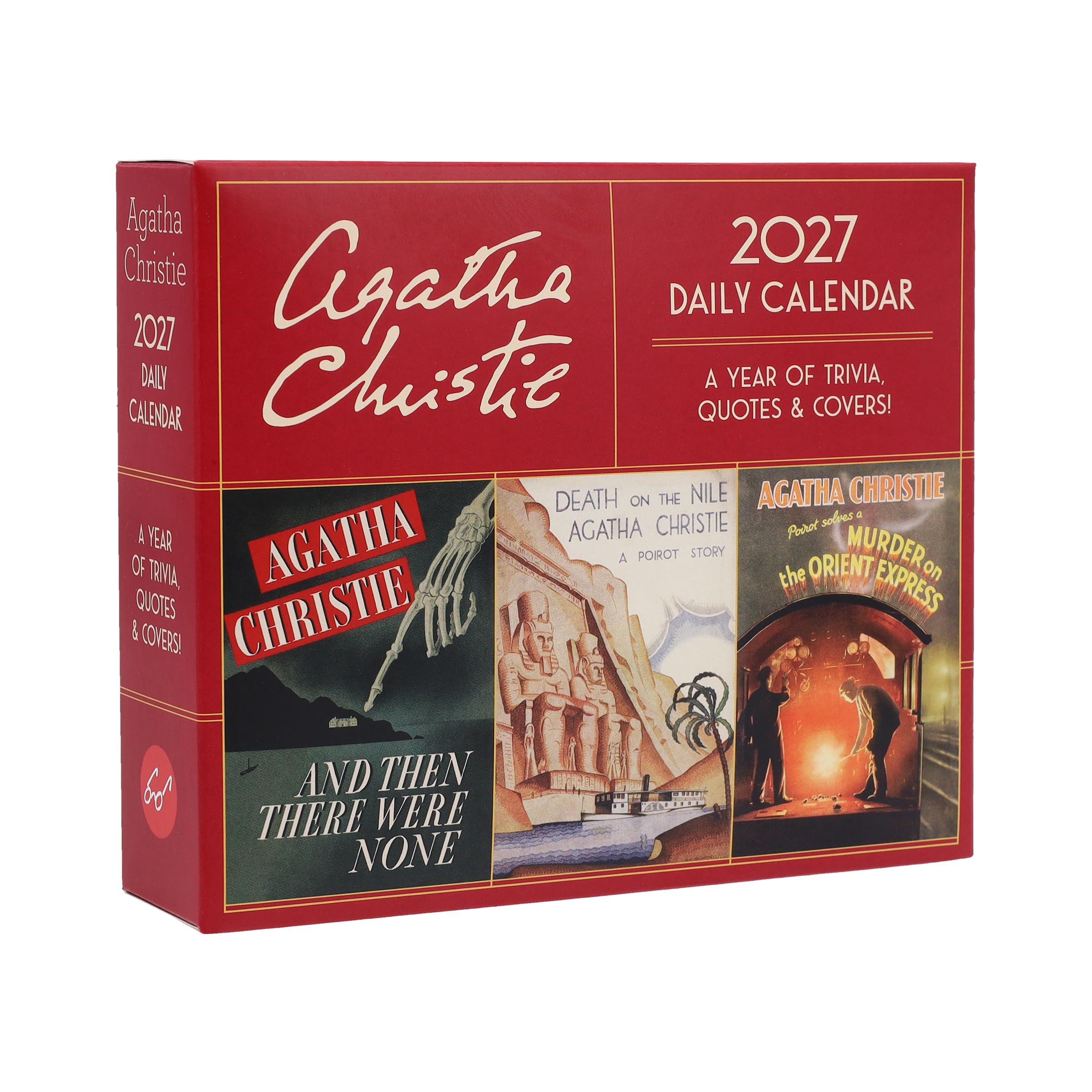 Agatha Christie 2027 Daily Calendar: A Year of Trivia, Quotes & Covers