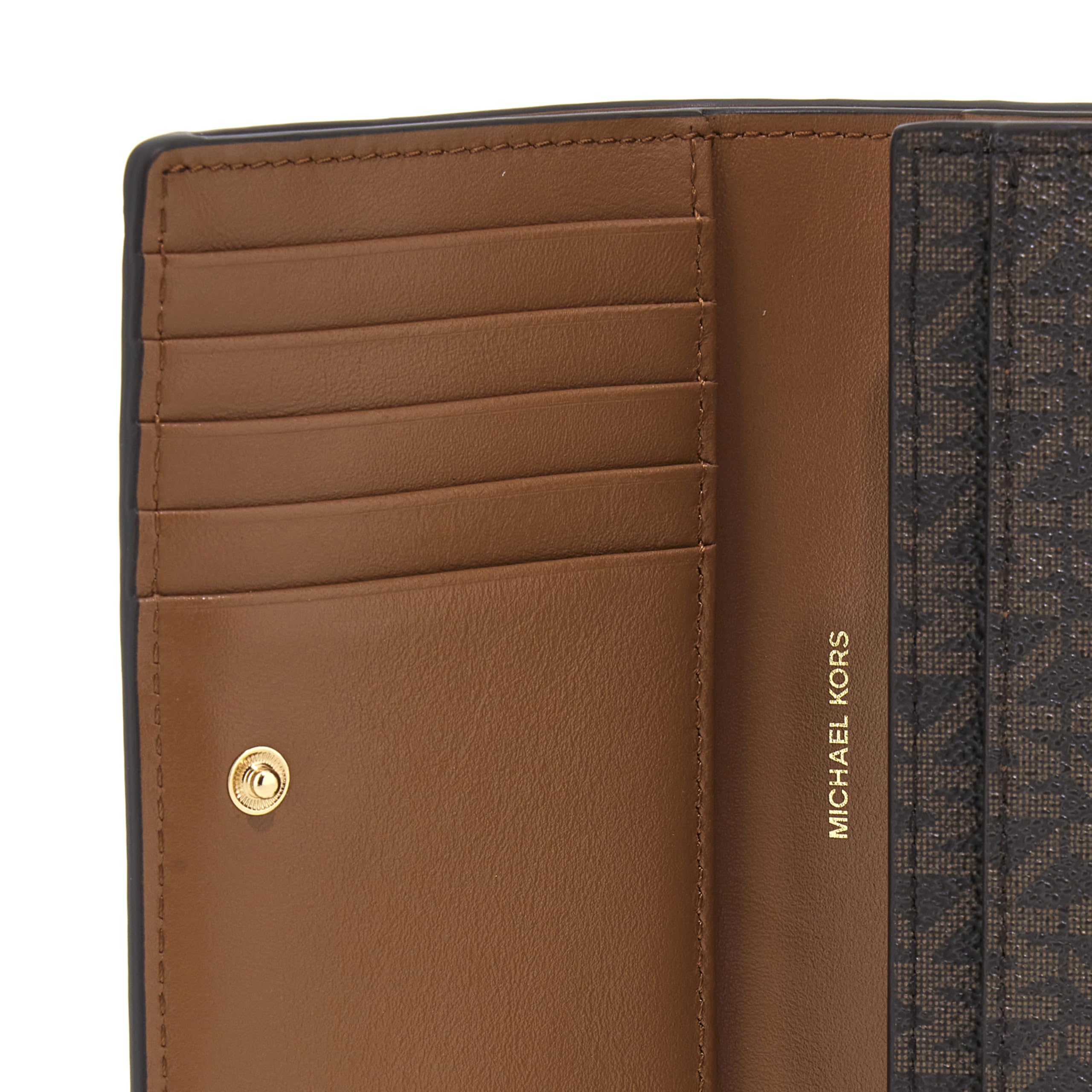 Michael Kors Damski portfel na monety Lg, BRN/żołędzie, jeden rozmiar