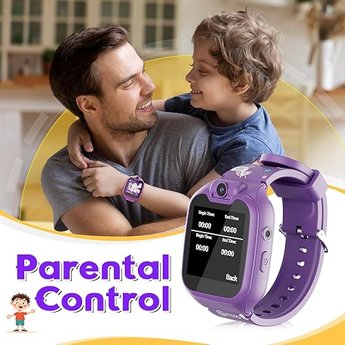 Miniatura 5 de Contixo Reloj inteligente para niños con 14 juegos educativos pantalla táctil HD cámara grabación de video y audio reproductor de música MP3 para