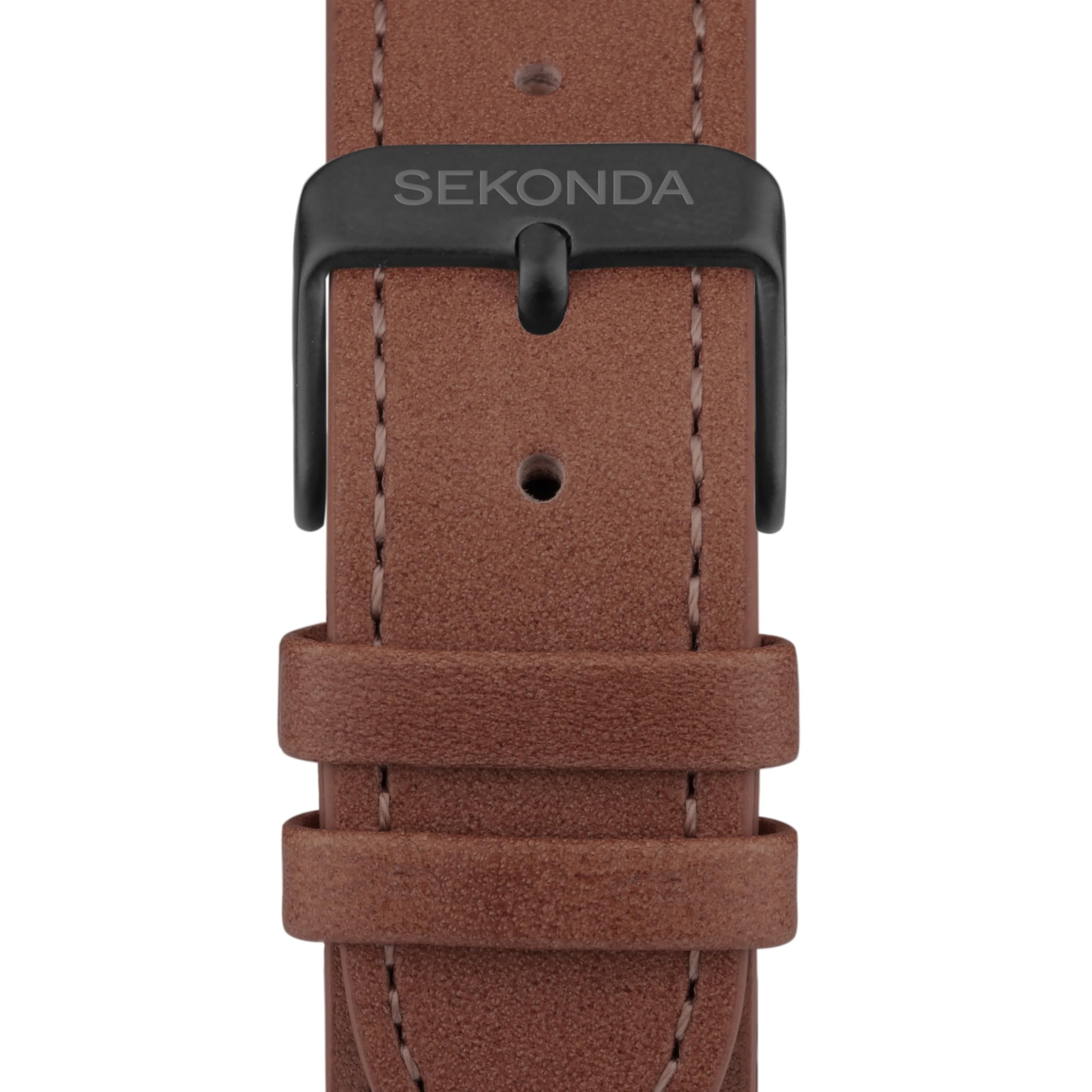 Sekonda Bergen Mens 39mm Quartz Watch with Analogue Date Display, and Leather Strap