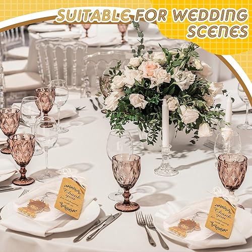 Miniatura 6 de 108 llaveros de vaca de las tierras altas, incluye 36 llaveros de vaca de las tierras altas, 36 etiquetas de agradecimiento y manualidades, 36